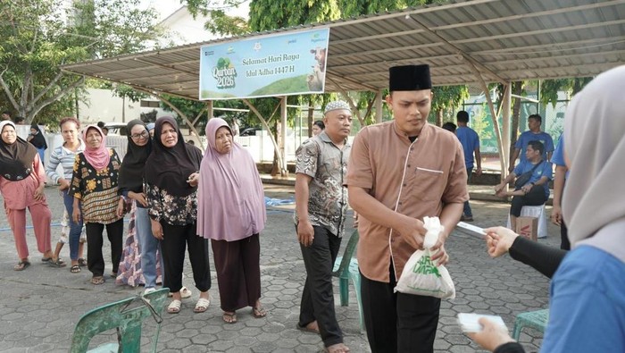 Pegadaian Salurkan 913 Hewan Kurban ke Berbagai Pondok Pesantren di Indonesia Jelang Iduladha