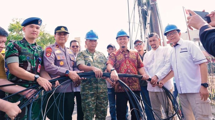 Pekanbaru Mulai Benahi Kabel Fiber Optik Semrawut, Fokus Tingkatkan Estetika dan Keselamatan Kota